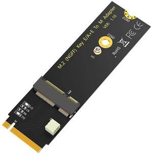 M.2 NGFF A+E Key WiFi/Bluetooth Card to M.2 Key M Adapter Card for AX200/AX201/AX210-AB01