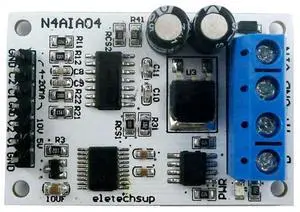 4-20MA Voltage Signal Acquisition RS485 Modbus RTU Module for PLC Current Transmitter Measuring Instruments-AB01