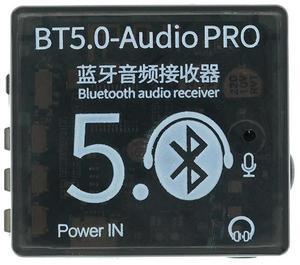 BT5.0 PRO Audio Module with Case MP3 Audio Decoder Board with Mic Lossless Car Audio Amplifier DIY Audio Receiver-AB01