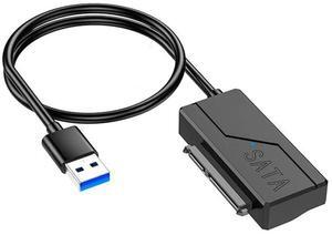 USB 3.0 to Sata Cable Sata III to Usb 3.0 Adapter Cable Support 3.5 2.5 Inch External HDD SSD Hard Drive Up to 6 Gbps-AB01