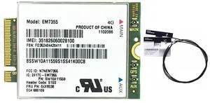 EM7355 WWAN Card+Antenna 04X6038 NGFF 4G WiFi Card for X1 Carbon L440 L540 T440 T540P X240-AB01