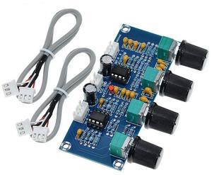 XH-A901 Tone Board Preamp with Treble, Bass, Volume Adjustment Pre-Amplifier Tone Controller for Amplifier Boards-AB01