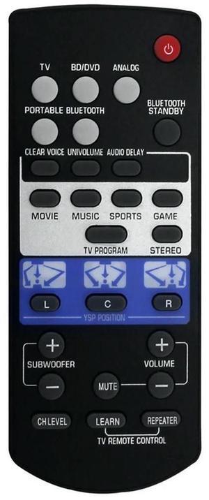 Replace FSR80 ZG80760 Remote Control For Yamaha Soundbar YSP-1400BL YSP1400 YSP-1400 Audio System