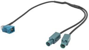 Radio Y-Antenna Adapter One Fakra Female to Two Fakra Male Conversion Cable Antenna Adapter Connector for /-AB01