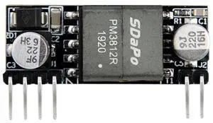 DP1435 Embedded Pin Type Standard 48V Small Size Supports 100M Gigabit PoE Module-AB01