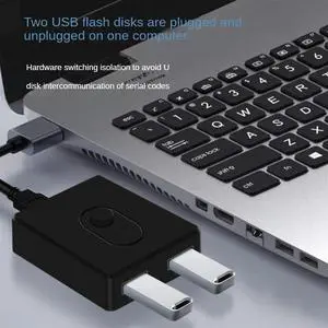 USB 3.0 KVM Switch 1X2/2X1 Switch Switcher USB Splitter Shared Controller for Laptop Computer Printer Keyboard Mouse, D-AB01