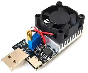 DC 3.7-20V 3A 25W Load Tester Electronic Test Resistor Module USB&Type C Interface Adjustable Constant Current-AB01