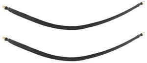 2 Pcs LoRa Flat Cable SMA Male to SMA Female Window and Door Feed Thru Coaxial Cable Extension Adapter for LoRa WiFi-AB01