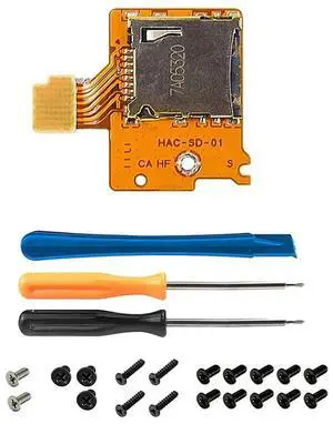 Micro-Sd Card Slot Board Replacement Repair Kit Repair Parts For Nintendo Switch Ns Tf Sd Card Slot