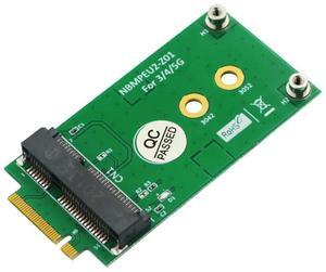 NGFF M.2 B Key Interface to Mini PCI-E MPCIE Wireless Adapter Card for 5G 4G 3G LTE GSM Module NO NANO SIM Card Slot-AB01