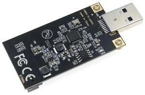 High-Msata to USB 3.0 Solid-State Drive to Mobile Hard Drive ASM1153E Chip Plug and Play for Sizes 30 x 50-AB01