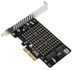 M.2 NVMe NGFF SSD To PCIE SATA Adapter PCIE To M2/M.2 Adapter SATA M.2 SSD PCIE Adapter M Key B Key B+M Key-AB01