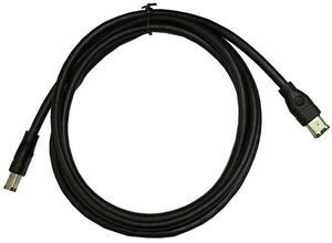 1.8m Firewire Cable Black IEEE 1394 Firewire 400 to Firewire 400 Cable 6Pin Male to 6Pin Male Cable-AB01