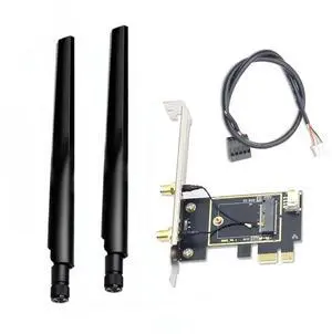 PCIE WiFi Card Adapter Wireless Network Card M2 NGFF Bluetooth Converter for Desktop Wi-Fi 8260 8265NGW AX200 9260 7265-AB01