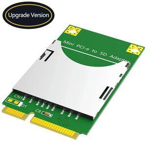 Mini PCIE to SD Adapter Mini PCI Express to SD Memory Reader Convert Card Support SD Card Up to 32Gb Support SDXC Card Up to 2TB