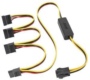 Motherboard CPU 4-Pin to Hard Drive Cable CPU 4PIN to SATA Hard Drive Power Supply Cable 12V to SATA Hard Drive Cable-AB01