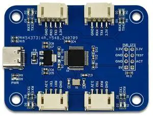 CH344Q USB Type C to 4 Port TTL Serial Module 4-Channel Serial Port UART Multi-Channel Serial Port Expansion Module-AB01 CH344Q USB Type C to 4 Port TTL Serial Module 4-Channel Serial Port UART Multi-Channel Serial Port Expansion Module-AB01