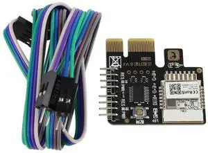 Tuya Wifi Computer Power Reset Switch PCIe Card for PC Computer,APP Remote Control,Support Home,MINI Card-AB01