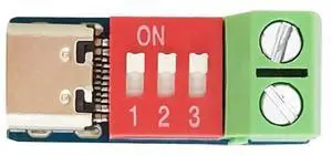 10PCS Type-C PD QC Trigger 5V-20V DC Adjustable Voltage Power Module Dial Adjustment Voltage Fast Charging Decoy Module-AB01