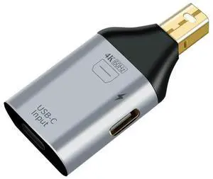 USB C Adapter Type-C Female to -Compatible DP MiniDP Male Adapter HD Video 4K@60Hz (MINI DP-Compatible Interface)-AB01