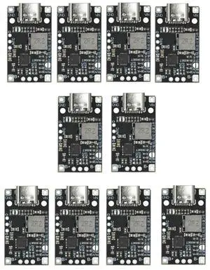 10Pcs Lithium Charging Module 3.7V 5V 2S 3S Boost Charging Support QC Fast Charging Module-AB01 10Pcs Lithium Charging Module 3.7V 5V 2S 3S Boost Charging Support QC Fast Charging Module-AB01