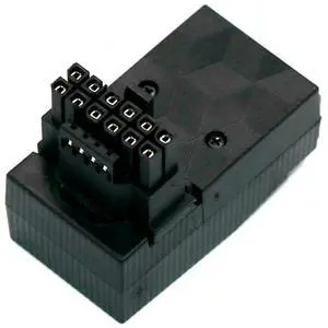 12VHRWR 600W 5.0 Graphics Card 12+4Pin Connector 90 Degree Adapter ATX 3.0 16Pin Male to Female Power Supply Adapter(A)-AB01