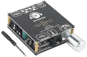 C50HS Bluetooth Amplifier Board 50W+50W TPA3116D2 HiFi Chip 12-24V Digital Audio Power Amplifier Module-AB01