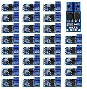 30PCS MOSFET Switch Drive Module DC 5V-36V 15A(Max 30A) 400W Dual High-Power 0-20KHz PWM DC Motor Speed Controller-AB01