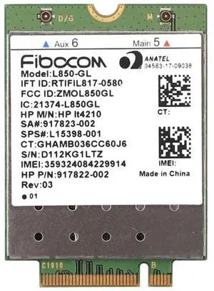 for 830 840 735 745 1040 4G Module L850- LT4210 XMM7360 Multifunction Convenience Module-AB01