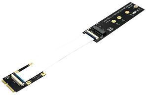 M.2 NVME SSD to Mini PCI-E Adapter with FFC Cable for M.2 M-Key 2230/2242/2260/2280 NVME SSD Converter Extension Cord-AB01