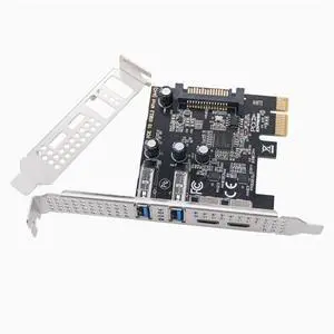 Type C USB 3.2 Gen1 5Gbps PCIE Card Adapter PCI Express Board 2xUSB A Port+2xType-C Port/USB3.2 PCI-E Expansion Card-AB01