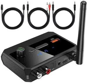 Bluetooth Adapter for Stereo Receiver - Bluetooth 5.3 Receiver, Wireless Audio Adapter for Home Stereo System-AB01