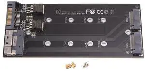 SFF-8654 8I Split Card X8 to VROC Dual NVMe M.2 NGFF to Slimline NVME PCIe SSD SATA Adapter for Mainboard-AB01
