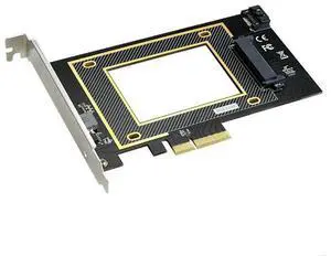 U2 PCIE X4 to U.2 Adapter Card SFF8639 NVMe SSD Expansion Card SSD Solid State Drive Cconversion Card PCIE Riser Card-AB01 U2 PCIE X4 to U.2 Adapter Card SFF8639 NVMe SSD Expansion Card SSD Solid State Drive Cconversion Card PCIE Riser Card-AB01