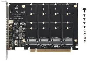 PH44 NVME 4-Disk Array Card PCIE Signal Split Array Card-AB01