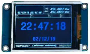 2.2 Inch TFT Screen Hotspot Input Display for Jumbospot Hotspot Board Kit UHF VHF for Zero W-AB01
