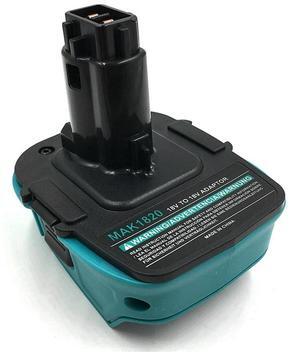 MAK1820 Adapter Converter for Makita 18V Li-Ion BL1830 BL1860 for Dewalt DC9096 Ni-Cd Ni-Mh Tools