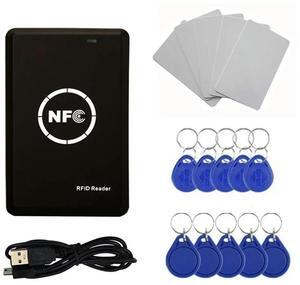 IC/ID RFID Reader Copy 125khz/13.56Mhz Card RFID Copier Cracking IC Encryption Card Driverless Reader-AB01