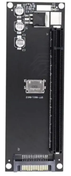 PCIe to SFF-8611 Adapter,Oculink SFF-8611 to PCIe PCI-Express 16X 4X Adapter with SATA Power Port for Mainboard Graphics-AB01 PCIe to SFF-8611 Adapter,Oculink SFF-8611 to PCIe PCI-Express 16X 4X Adapter with SATA Power Port for Mainboard Graphics-AB01