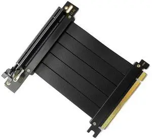 PCI-E 4.0 16X Graphics Card Extension Cable Adapter Board Expansion Port 90 Degree 15CM Cable-AB01