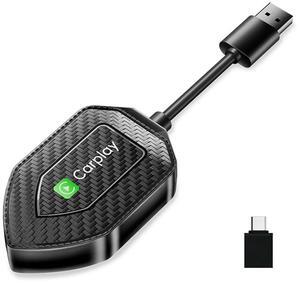 2 in 1 Wireless Adapter Wireless Carplay Android Adapter Android Auto Car Adapter Convert Wired to Carplay Wireless Box-AB01
