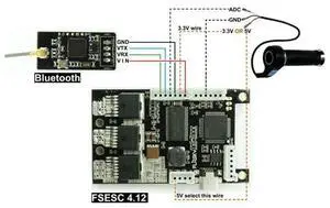 2.4G Wireless Bluetooth Module V4 for & Tool Electric Skateboard-AB01