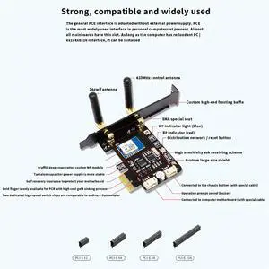 Tuya Wifi Computer Power Reset Switch PCIe Card for PC Computer,APP Remote Control,Support Home,PRO Card L-AB01