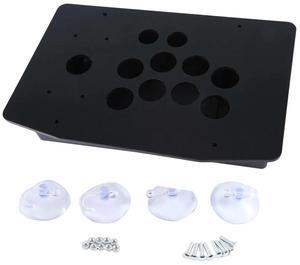 Arcade Joystick Acrylic Panel Case for Arcade Game Machine DIY Can Be Installed Joystick Button for Retro Video Game