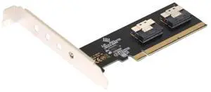 U.2 PCI-E Adapter, Maximize Your PCIe Potential: PCIe 3.0 4.0 X16 to 2-Port SFF-8654 8i Riser Adapter Card-AB01