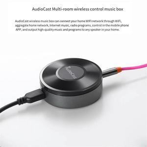 Wireless WiFi Music Audio Streamer Receiver Audiocast Ieast Play M5 DLNA for Airplay Audio Adapter Multi Room Streams-AB01