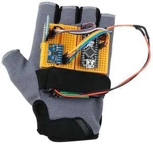 Suitable for Programming Gloves Kit Sports Gloves Smart Gloves Gesture Control Wireless Bluetooth Gloves Control Kit-AB01