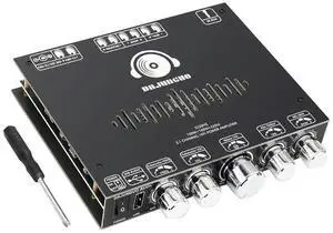 S220HS Bluetooth Power Amplifier Board, 2.1 Channel TDA7498E 160Wx2+220W, 12V-38V Audio Power Amplifier Module-AB01