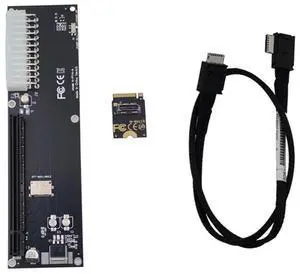 PCI-E 3.0 M-Key M.2 to Oculink SFF-8612 SFF-8611 Host Adapter for WIN Max2 External Graphics Card SSD-AB01