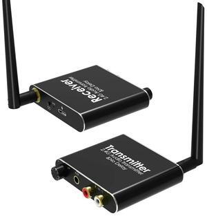 2.4G Wireless Audio Adapter Audio Extensor Wireless Audio Transmitter and Receiver 50M Lan Audio Extender Splitter RX/TX-AB01